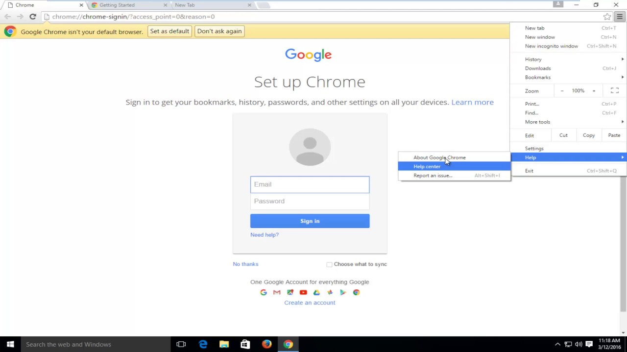 Check For Google Chrome Updates