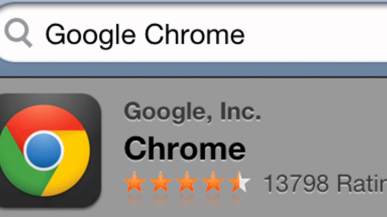 Google Chrome Download For Ipad