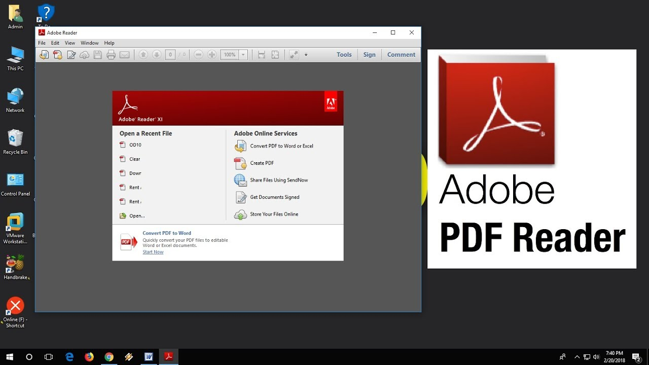 adobe reader pdf download free windows 10