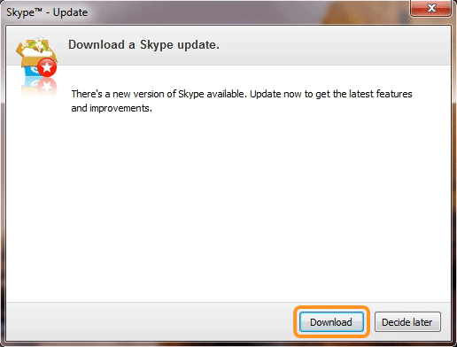 Skype Update Download