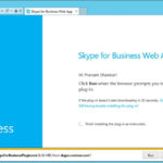 Simplifying Skype For Business Web App Plugin Installation 