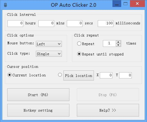 List Of Free Windows Auto clicker Desktop Applications 