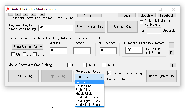 List Of Free Windows Auto clicker Desktop Applications 