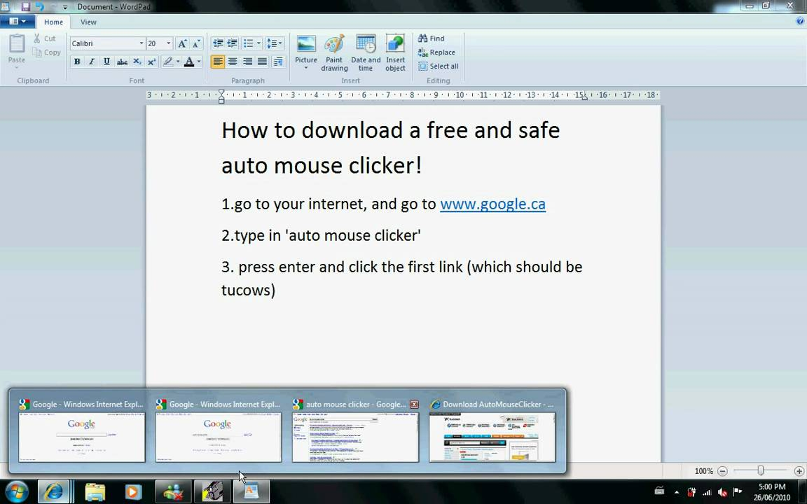How To Get An Auto Clicker guide safe free Download 